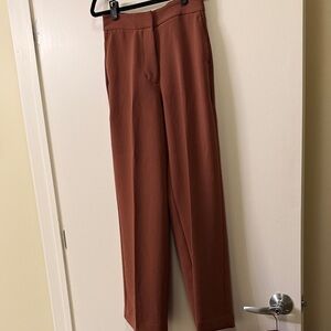 Aritizia Wilfred Dusty Dark Pink Trousers